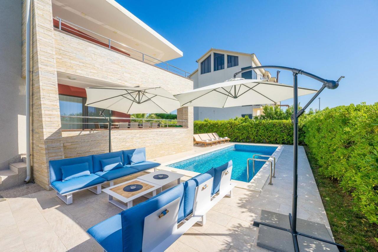 Vila Zatona Sunset With Heated Swimming Pool Затон Екстер'єр фото
