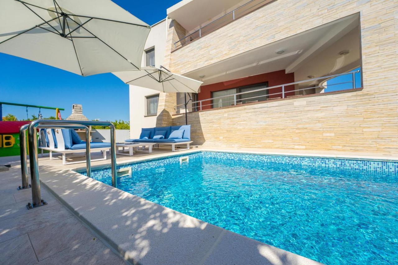 Vila Zatona Sunset With Heated Swimming Pool Затон Екстер'єр фото