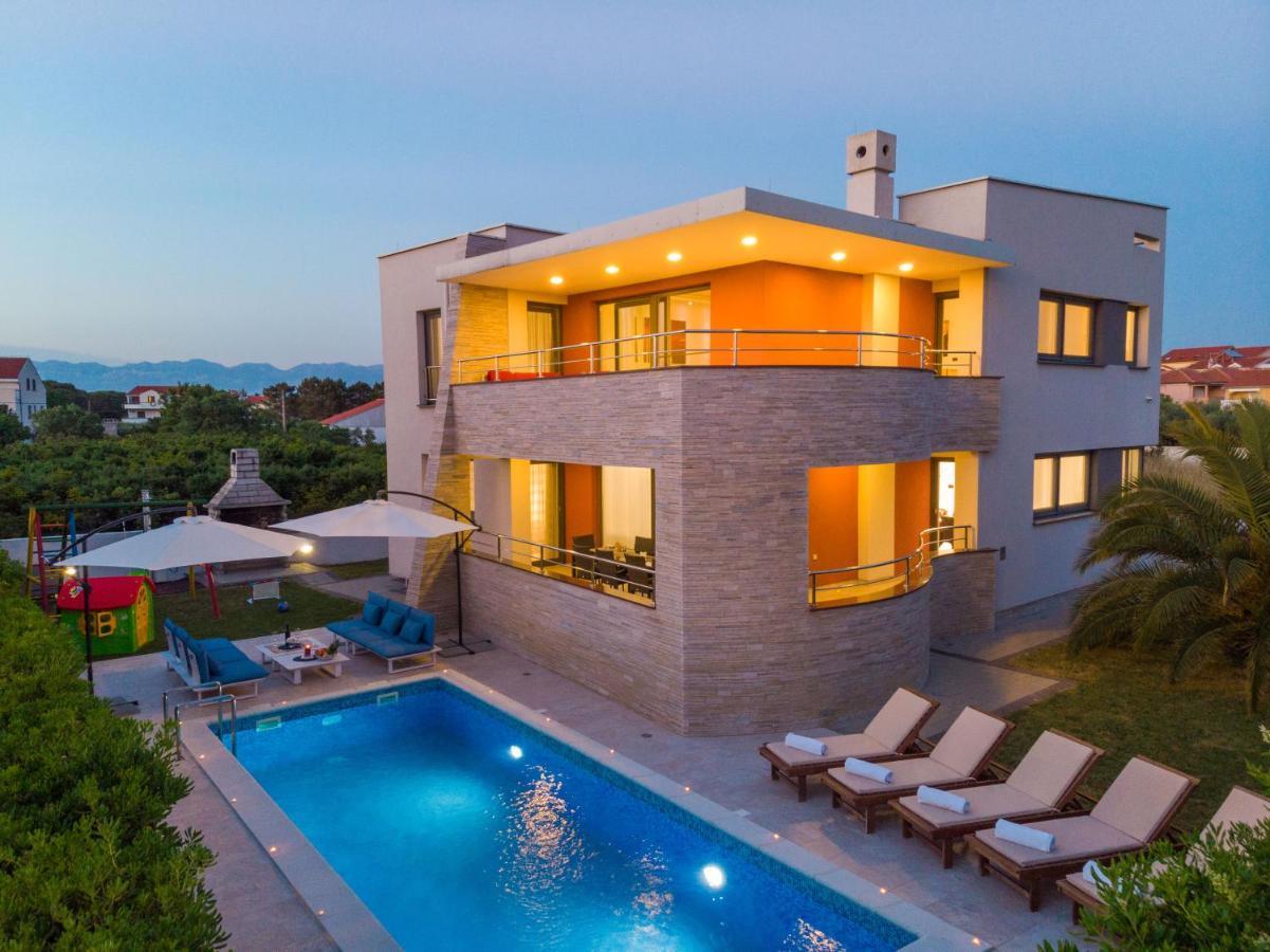 Vila Zatona Sunset With Heated Swimming Pool Затон Екстер'єр фото