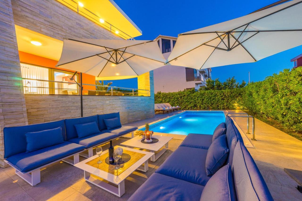 Vila Zatona Sunset With Heated Swimming Pool Затон Екстер'єр фото